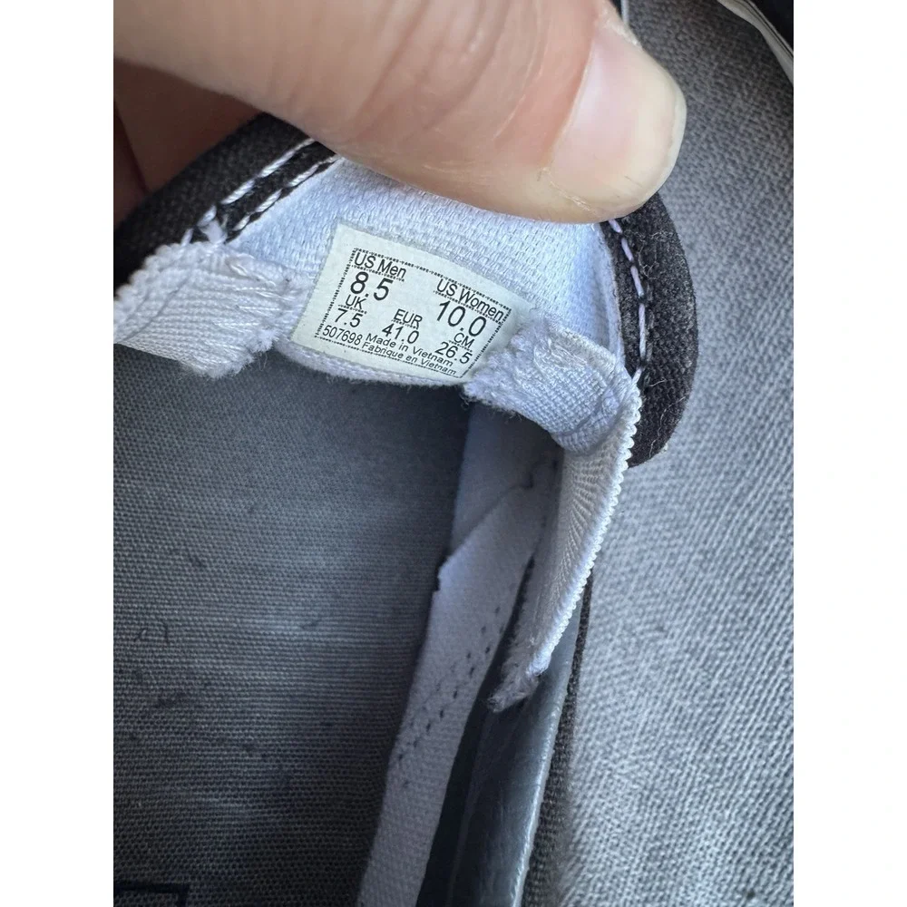 Vans black gray